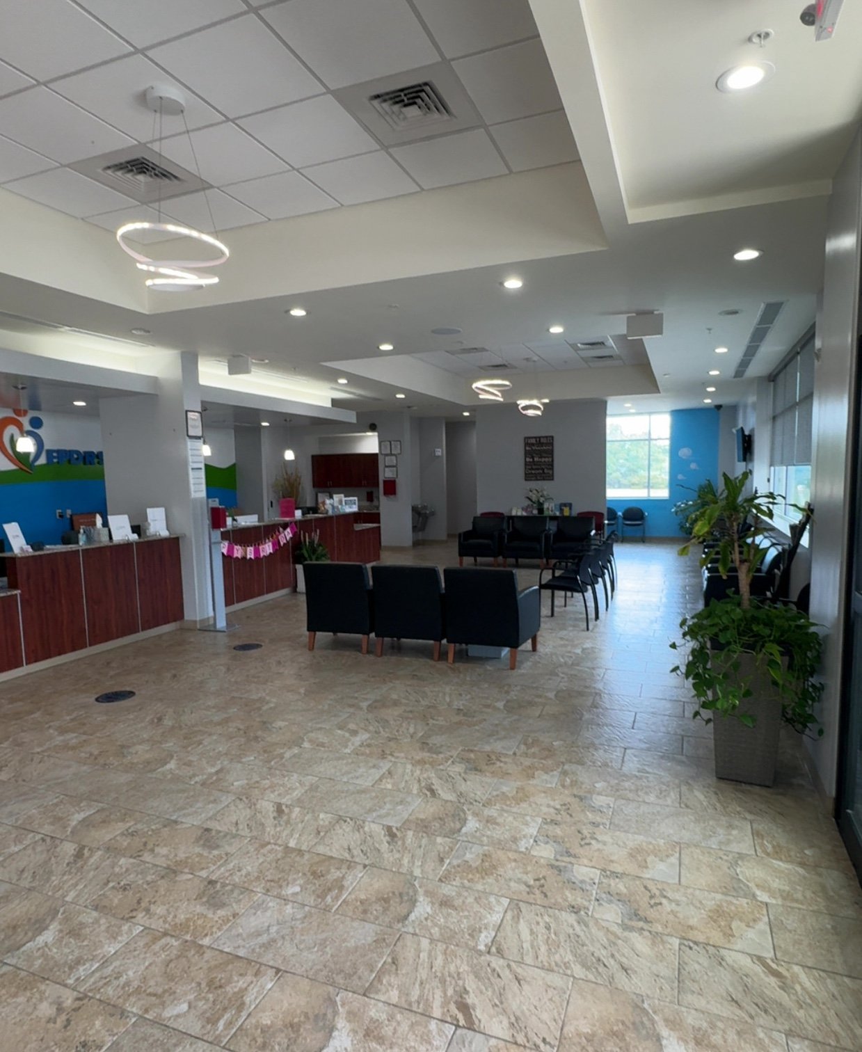 VitaNova Clinical Trials patient lobby