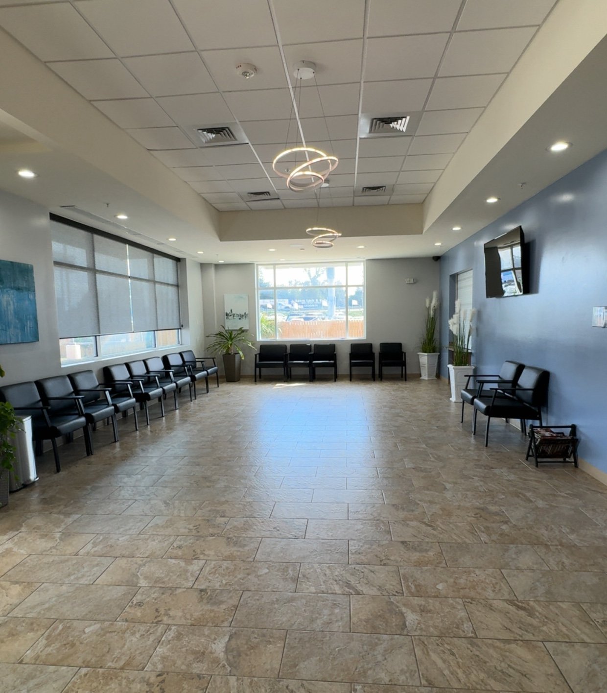 VitaNova Clinical Trials waiting area